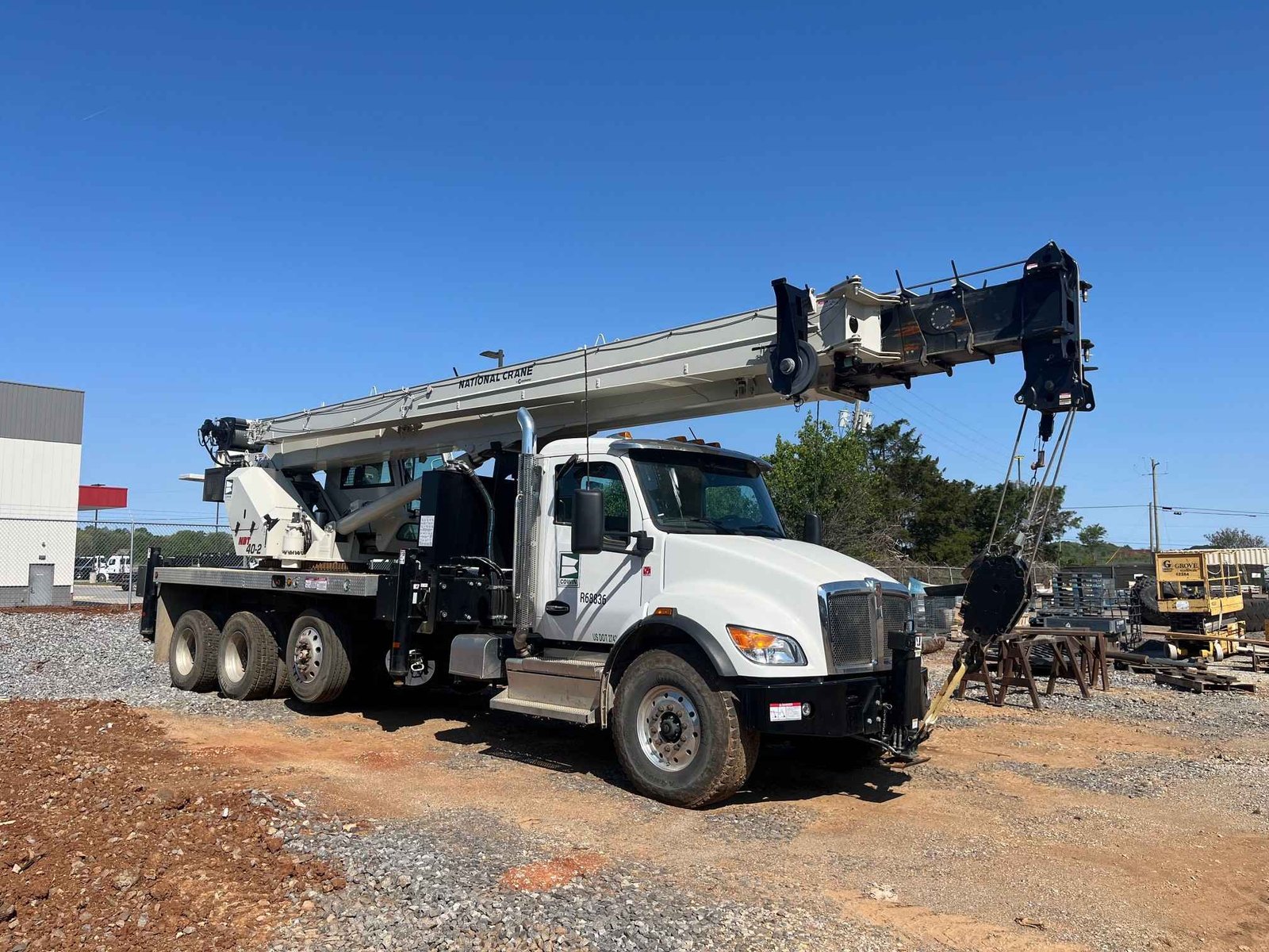 Heavy boom truck removal service